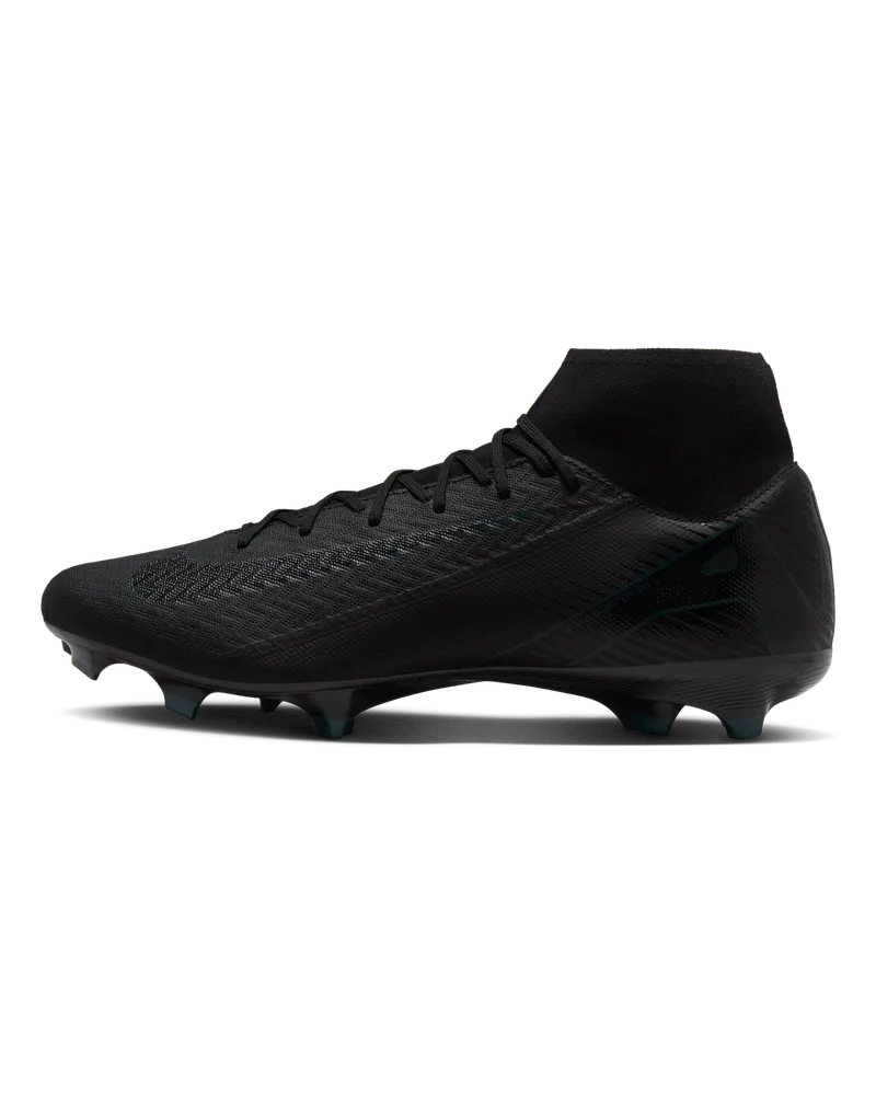 Nike Mercurial Superfly 10 Academy High-Top-Fußballschuh für verschiedene Böden - Schwarz Schwarz
