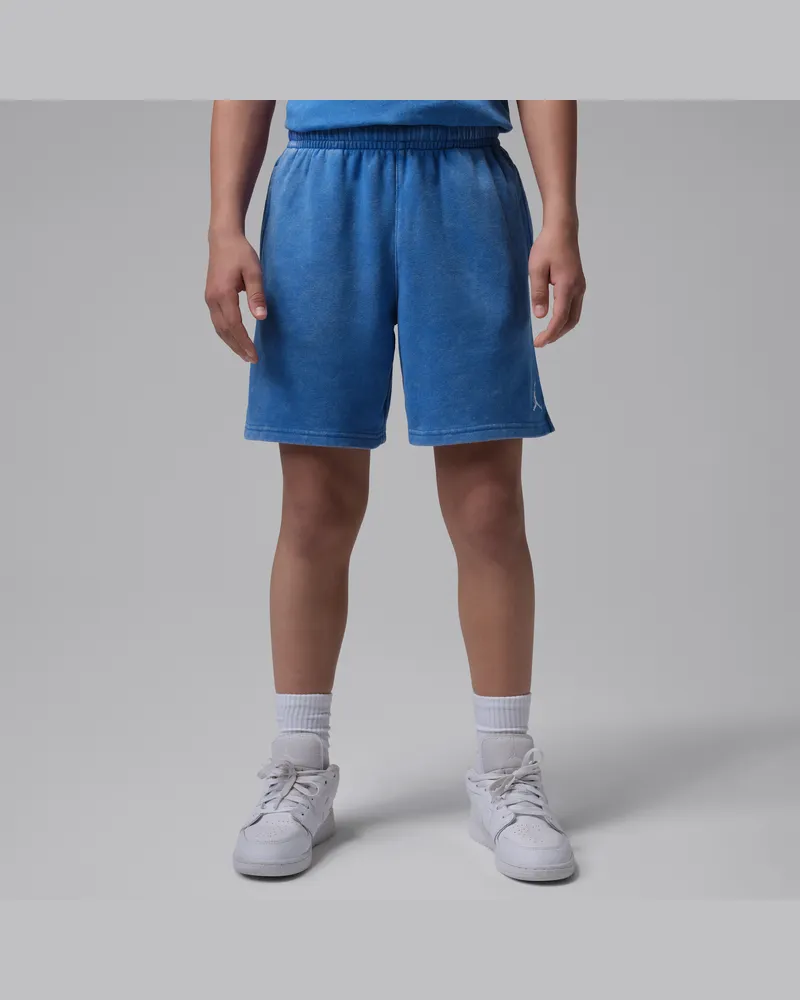 Jordan Brooklyn French-Terry-Shorts im Washed-Look (ältere Kinder) - Blau Blau