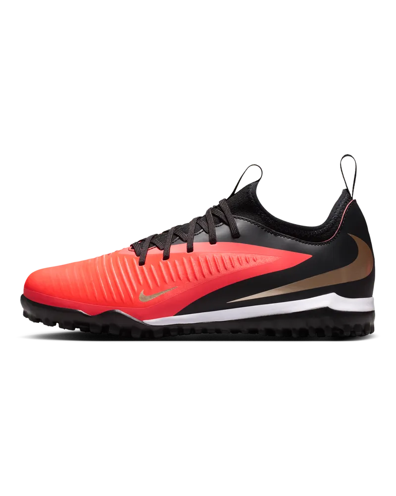 Nike Jr. Phantom 6 Low Academy Fußballschuh für Turf (ältere Kinder) - Rot Rot