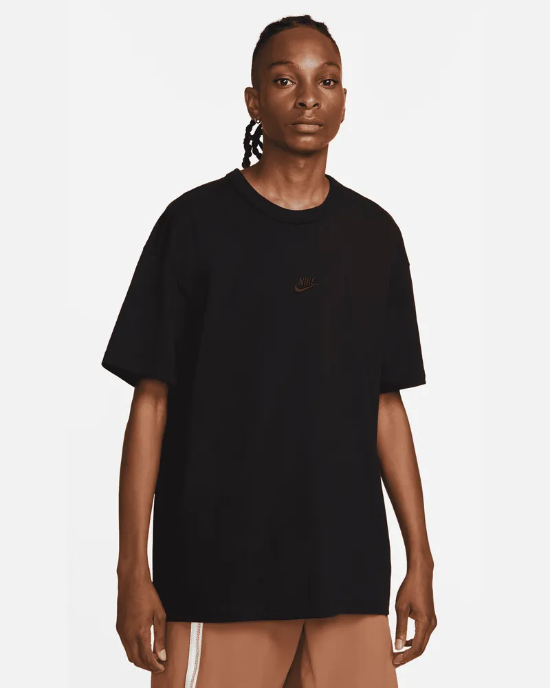 Nike Sportswear Premium Essentials Herren-T-Shirt - Schwarz Schwarz