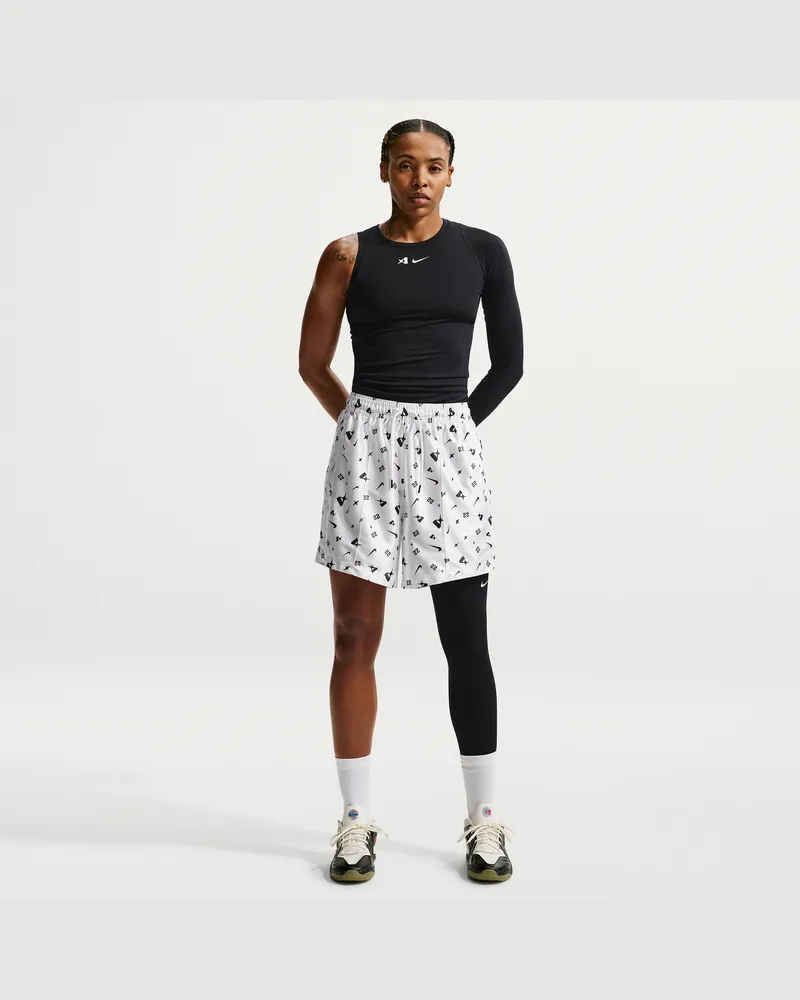 Nike A’ja A’ja Wilson  Dri-FIT Basketballshorts (Damen) - Weiß Weiß