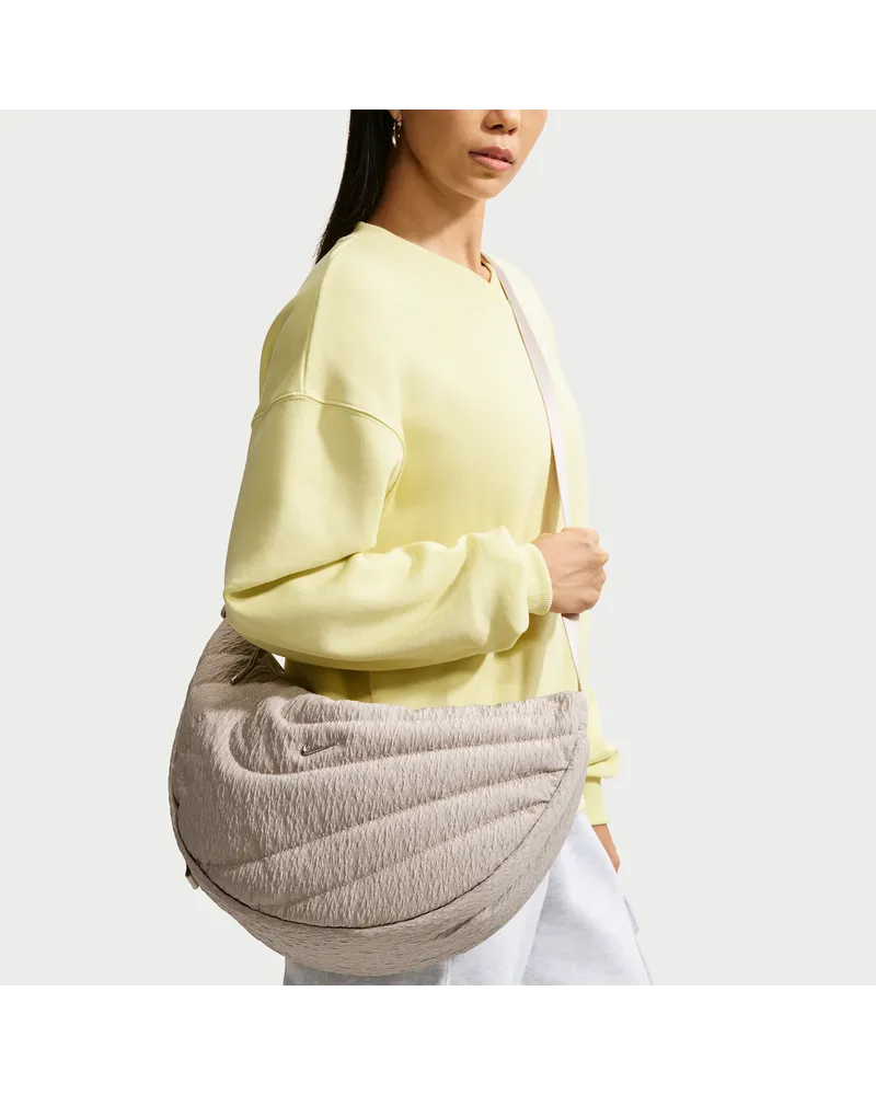 Nike Aura Crescent Crossbody-Tasche (11 l) - Braun Braun