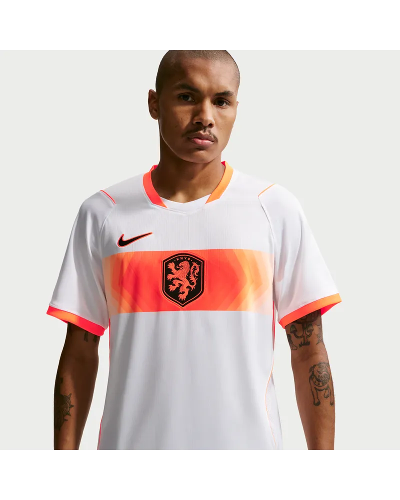 Nike Niederlande 2026 Auswärtsstadion  Replika Fußballtrikot mit Dri-FIT-Technologie für Herren - Weiß Weiß