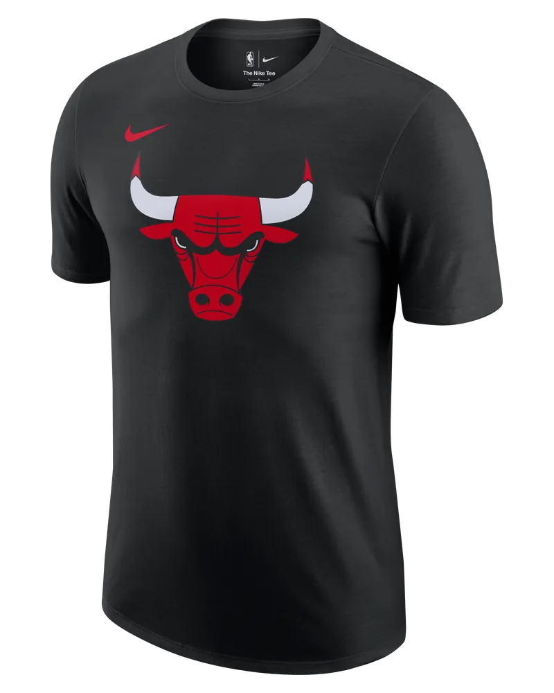 Nike Chicago Bulls Essential  NBA-T-Shirt für Herren - Schwarz Schwarz