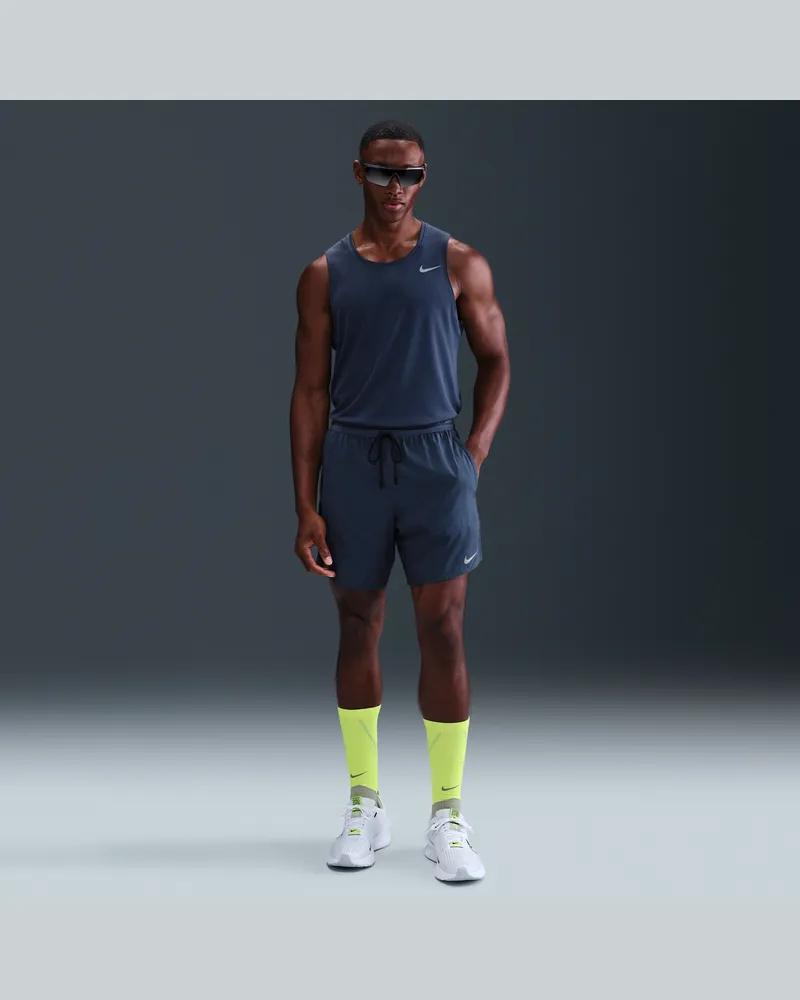 Nike Stride Dri-FIT 2-in-1-Laufshorts für Herren (ca. 18 cm) - Blau Blau
