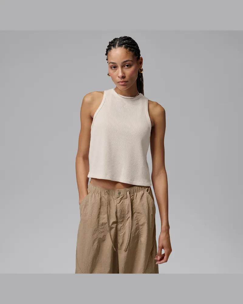 Jordan Flight Tanktop mit Waffelstruktur (Damen) - Braun Braun