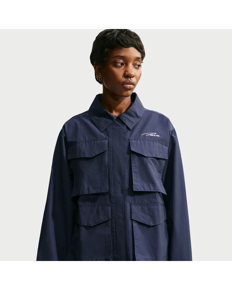Nike Paris Saint-Germain Everything Wovens Away  Cargo-Fußballjacke (Damen) - Blau Blau