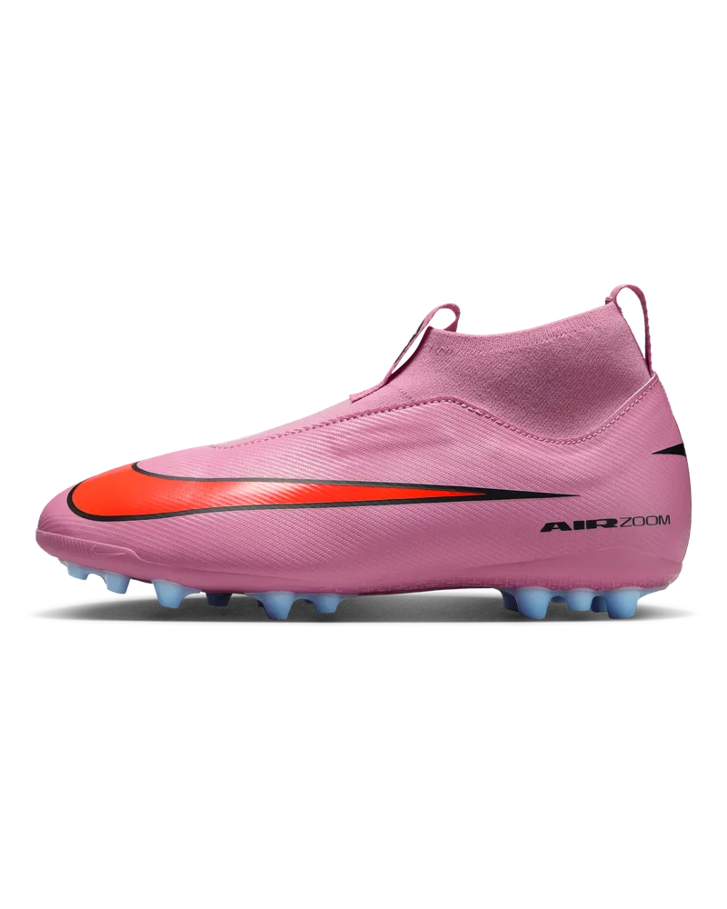 Nike Jr. Mercurial Superfly 10 Academy High-Top-Fußballschuh für Kunstrasen (jüngere/ältere Kinder) - Pink Pink