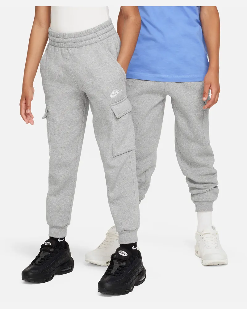 Nike Club Fleece Cargohose für ältere Kinder - Grau Grau