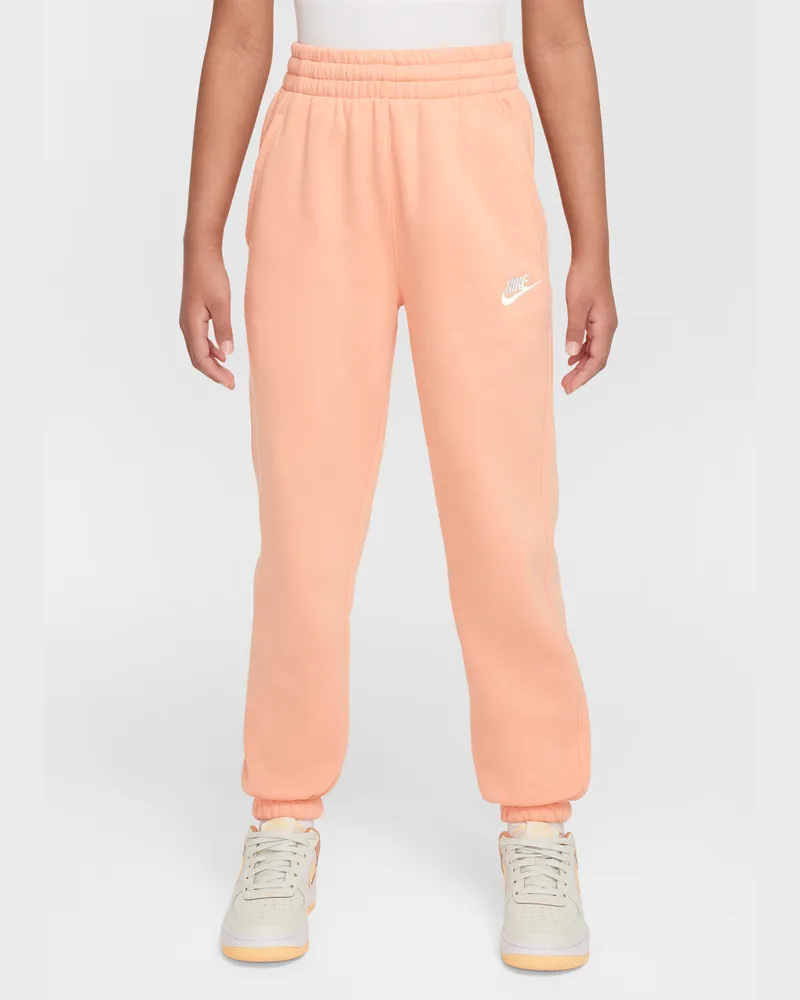 Nike Sportswear Club Fleece lockere Hose (ältere Kinder) - Orange Orange