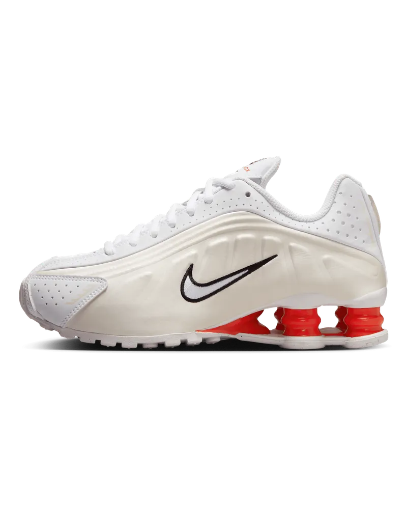 Nike Shox R4 Schuh (ältere Kinder) - Weiß Weiß