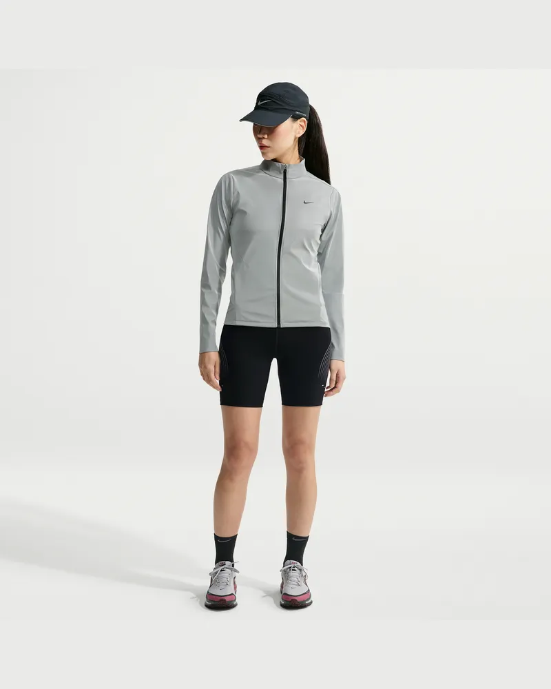 Nike Swift Laufshorts mit hohem Bund (ca. 18 cm) für Damen - Schwarz Schwarz