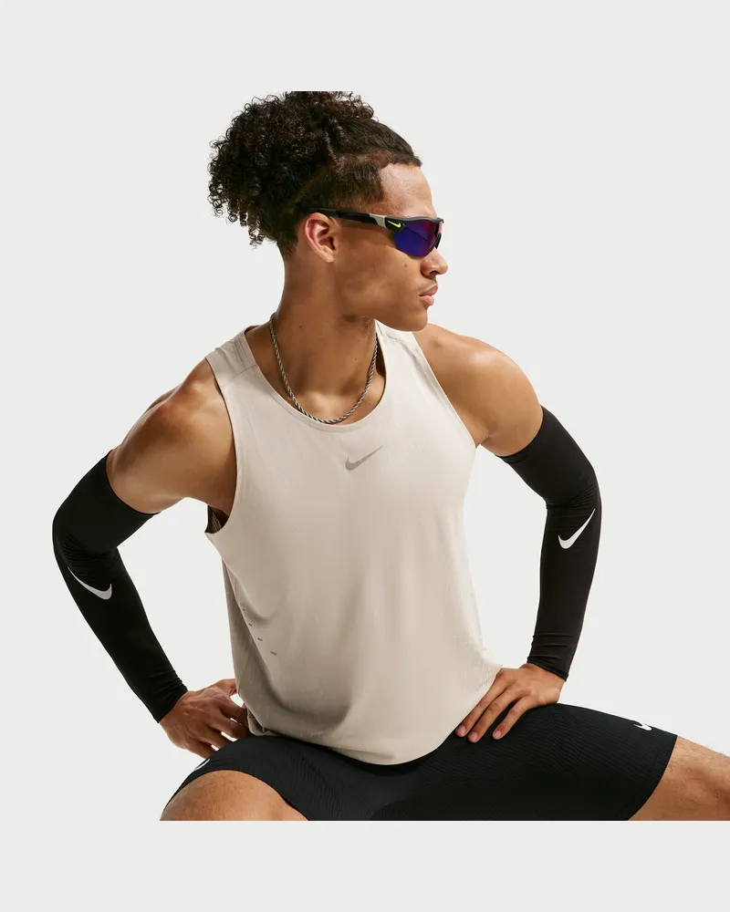 Nike Stride Aero-FIT Lauf-Tanktop (Herren) - Braun Braun