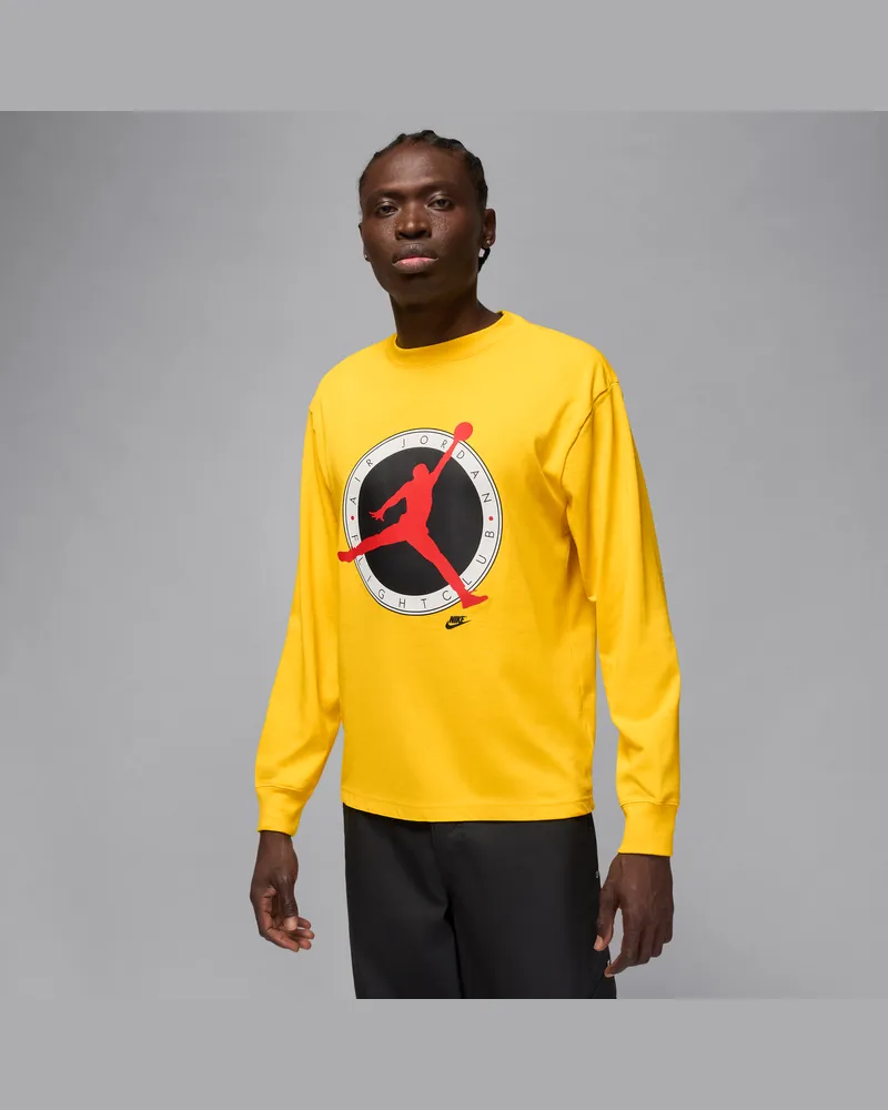 Jordan Flight Club Longsleeve für Herren - Gelb Gelb