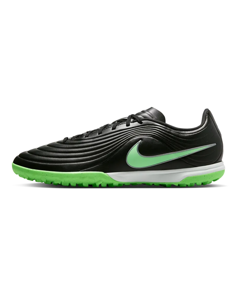 Nike Tiempo Maestro Academy Low-Top-Fußballschuh für Turf - Schwarz Schwarz