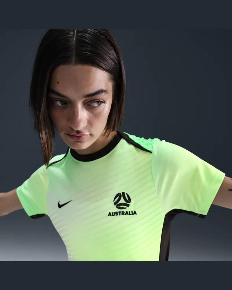 Nike Australien Academy Pro  Dri-FIT Pre-Match Fußball-Kurzarmshirt (Damen) - Grün Grün