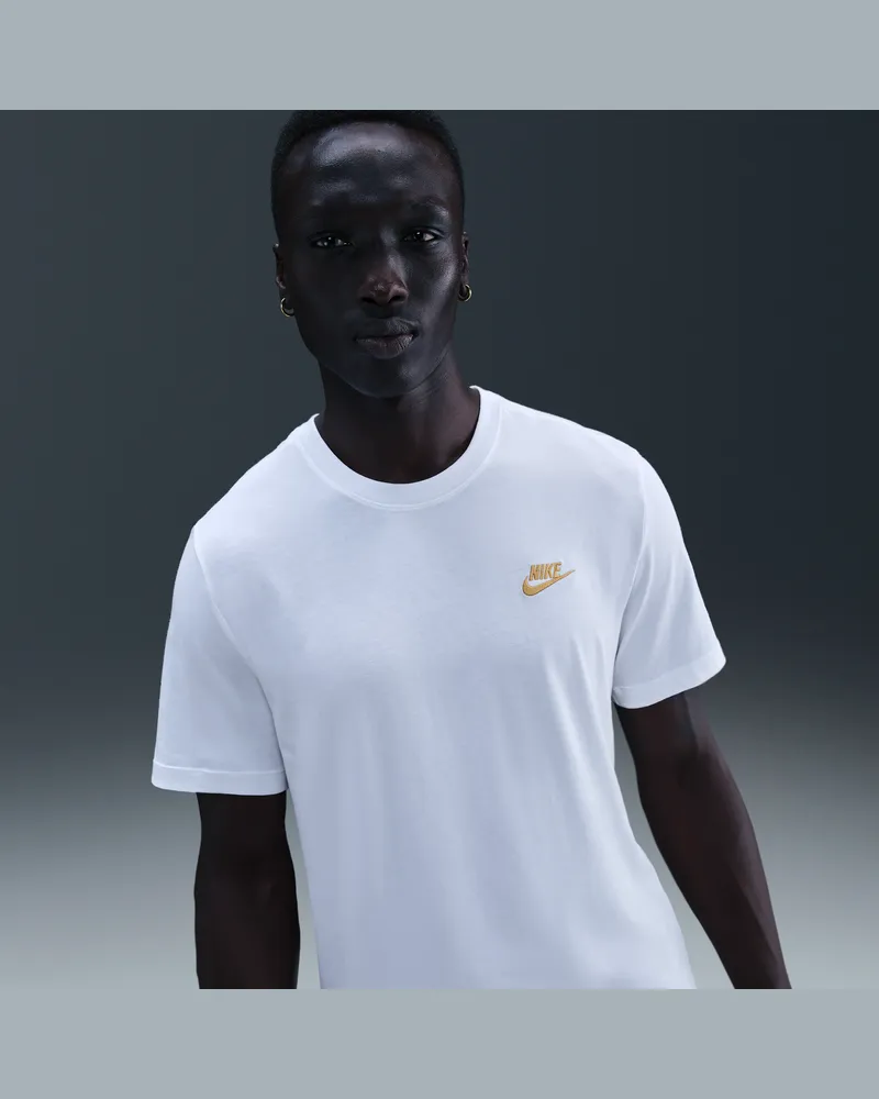 Nike Sportswear Club Herren-T-Shirt - Weiß Weiß