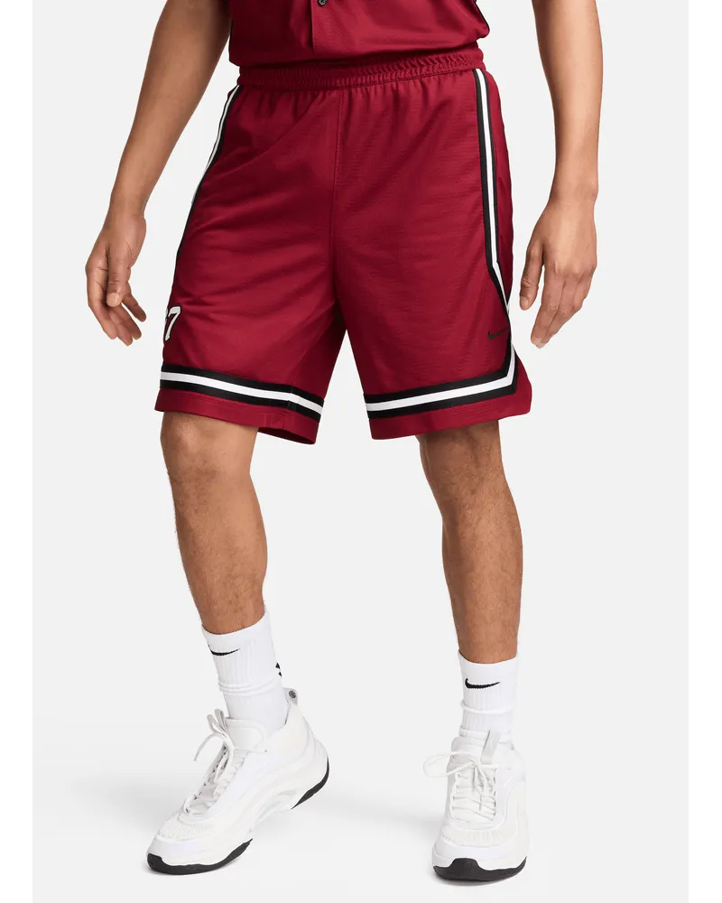 Nike DNA Crossover Dri-FIT Basketballshorts für Herren (ca. 20,5 cm) - Rot Rot