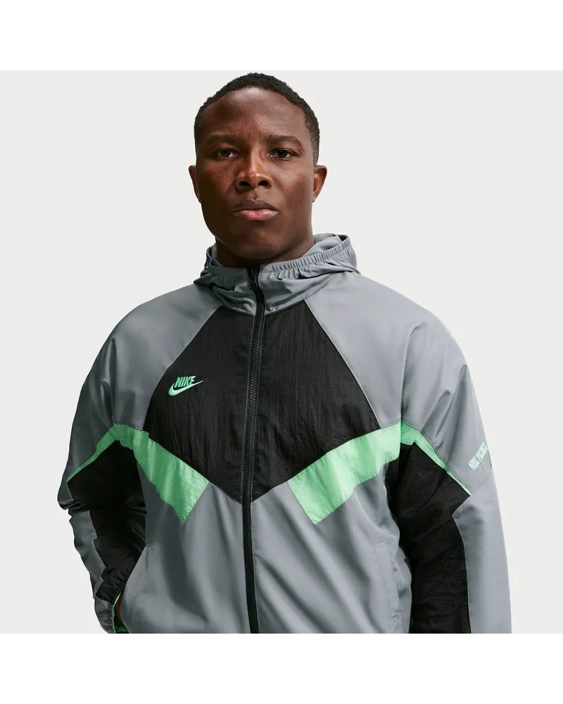 Nike Premier Repel Fußball-Trainingsjacke mit Kapuze aus Webstoff (Herren) - Grün Grün