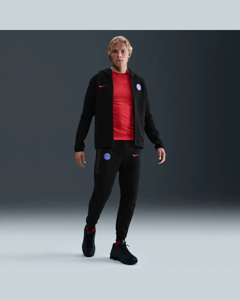 Nike Paris Saint-Germain Tech  Total 90 Fleece-Fußballjogger (Herren) - Schwarz Schwarz
