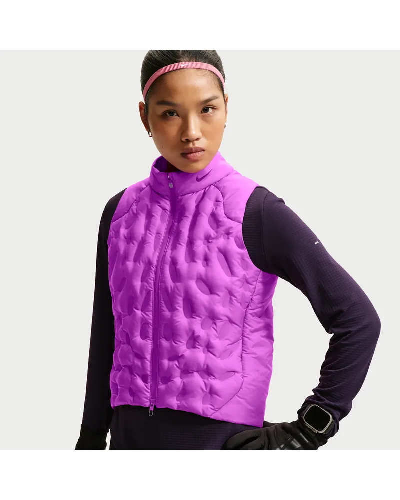 Nike AeroLoft Therma-FIT-ADV-Repel-Laufweste für Damen - Lila Lila