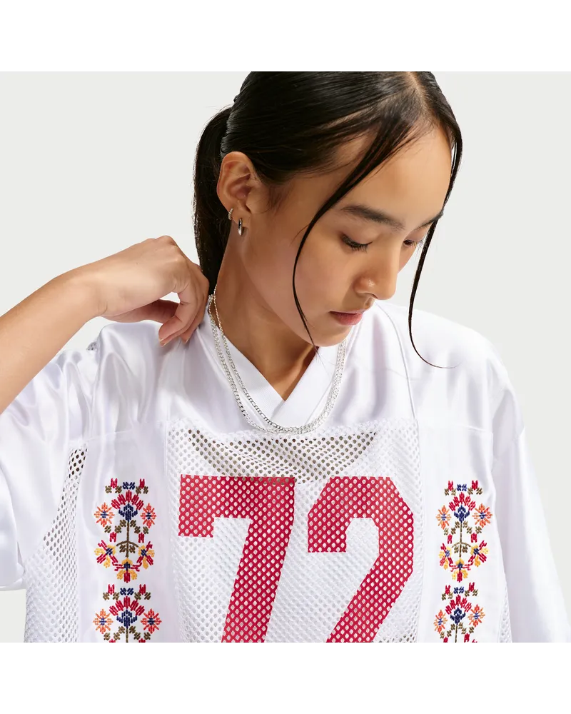 Nike Oversize-Kurzarmtrikot mit Grafik (Damen) - Weiß Weiß