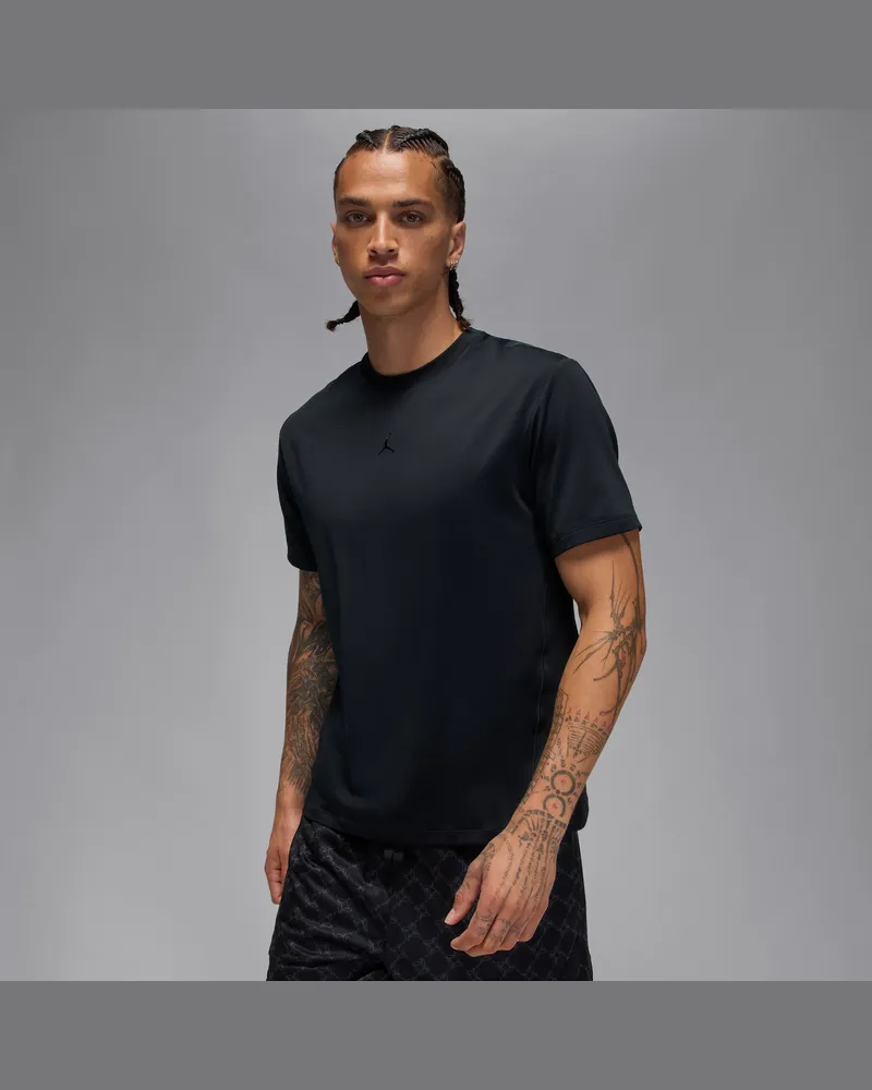 Jordan Sport Flightweight Dri-FIT Kurzarmshirt (Herren) - Schwarz Schwarz