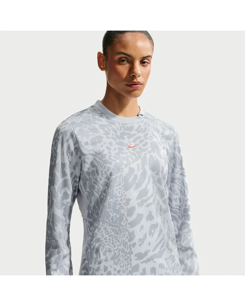 Nike United Academy Fußball-Oberteil mit Rundhalsausschnitt (Damen) - Grau Grau