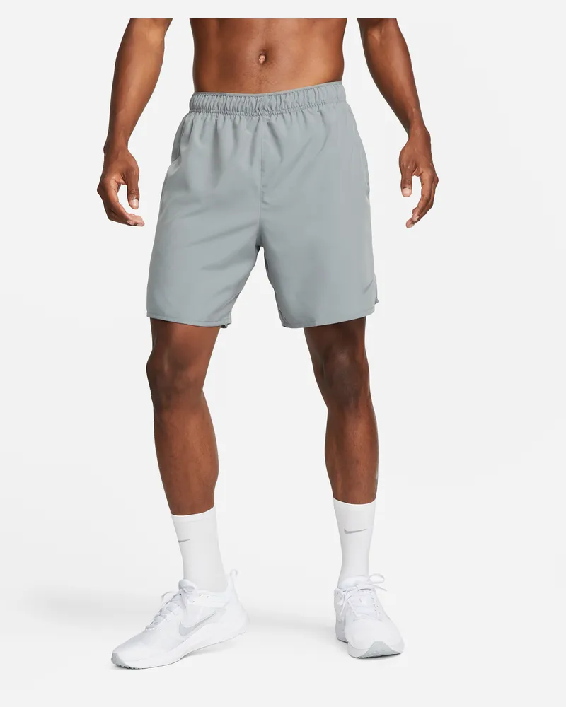 Nike Challenger Dri-FIT-Laufshorts mit Futter für Herren (ca. 18 cm) - Grau Grau