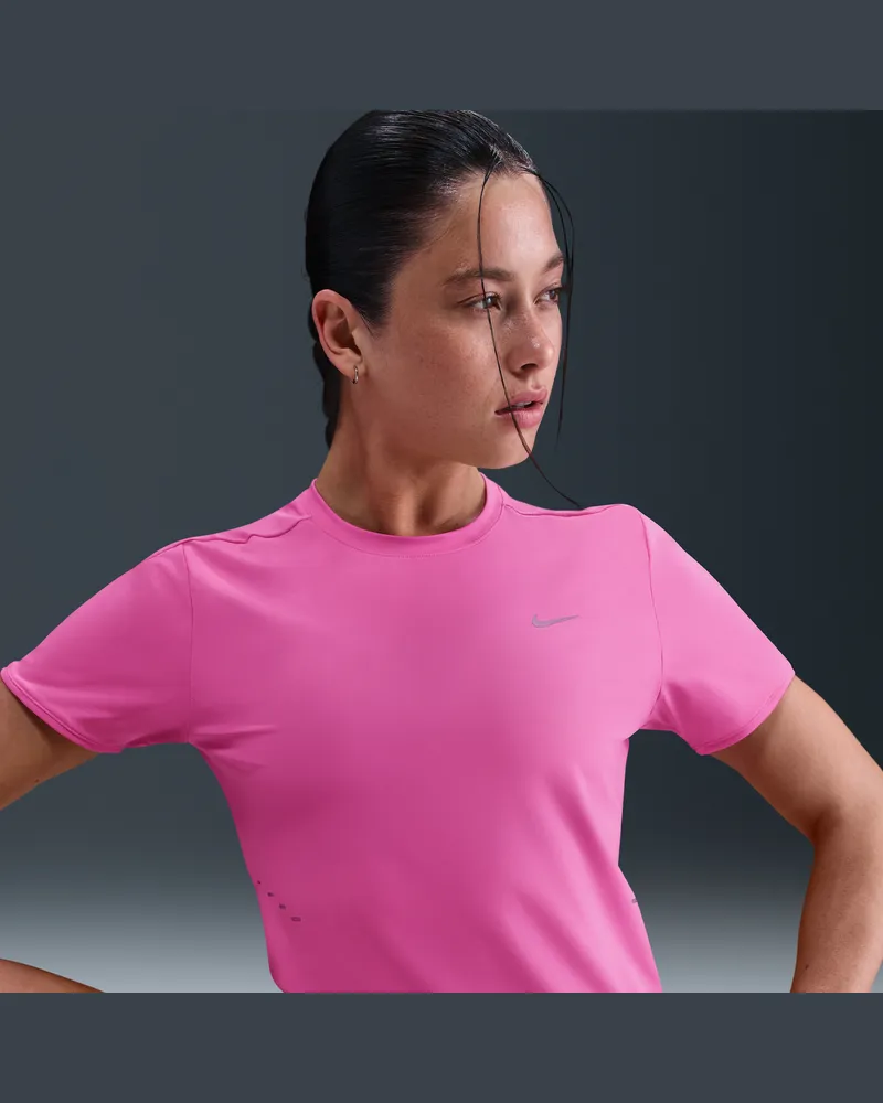 Nike Swift Dri-FIT Kurzarm-Laufoberteil (Damen) - Pink Pink