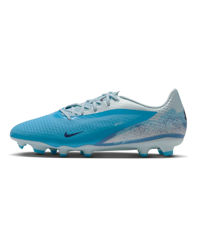 Nike Phantom 6 Low Academy "Erling Haaland" Fußballschuh für verschiedene Böden - Blau Blau