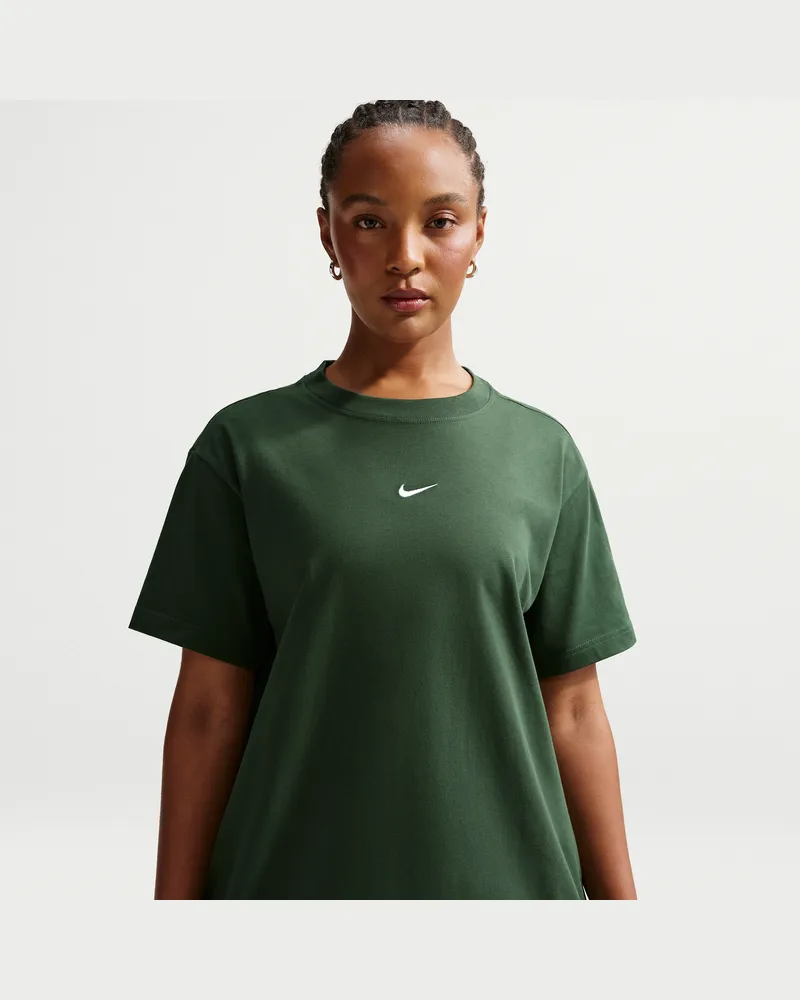 Nike extragroßes Kurzarm-T-Shirt (Damen) - Grün Grün