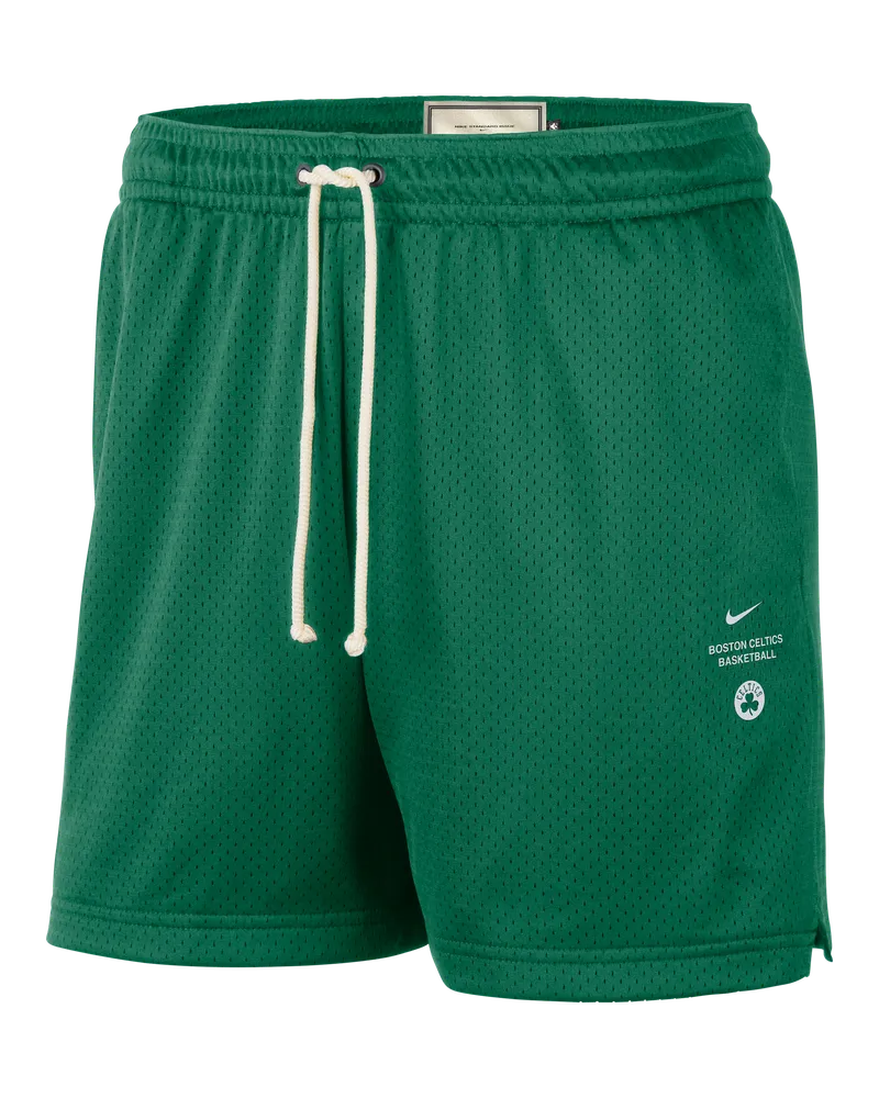 Nike Boston Celtics Standard Issue Dri-FIT-Basketballshorts aus Mesh (Herren, ca. 13 cm) - Grün Grün