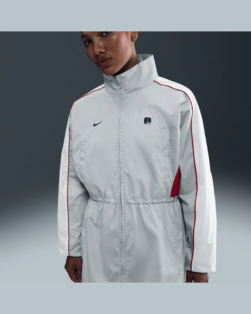 Nike Sportswear Shox Damenjacke aus Webmaterial - Grau Grau