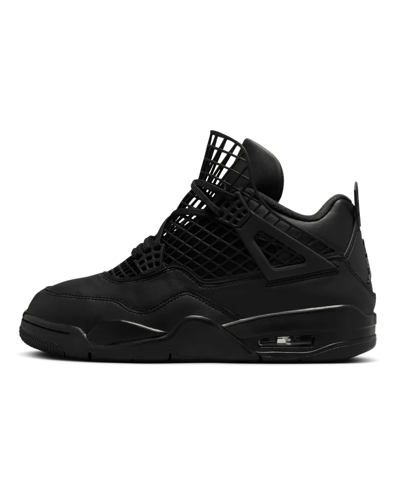 Jordan Air  4 Net Schuh (Damen) - Schwarz Schwarz