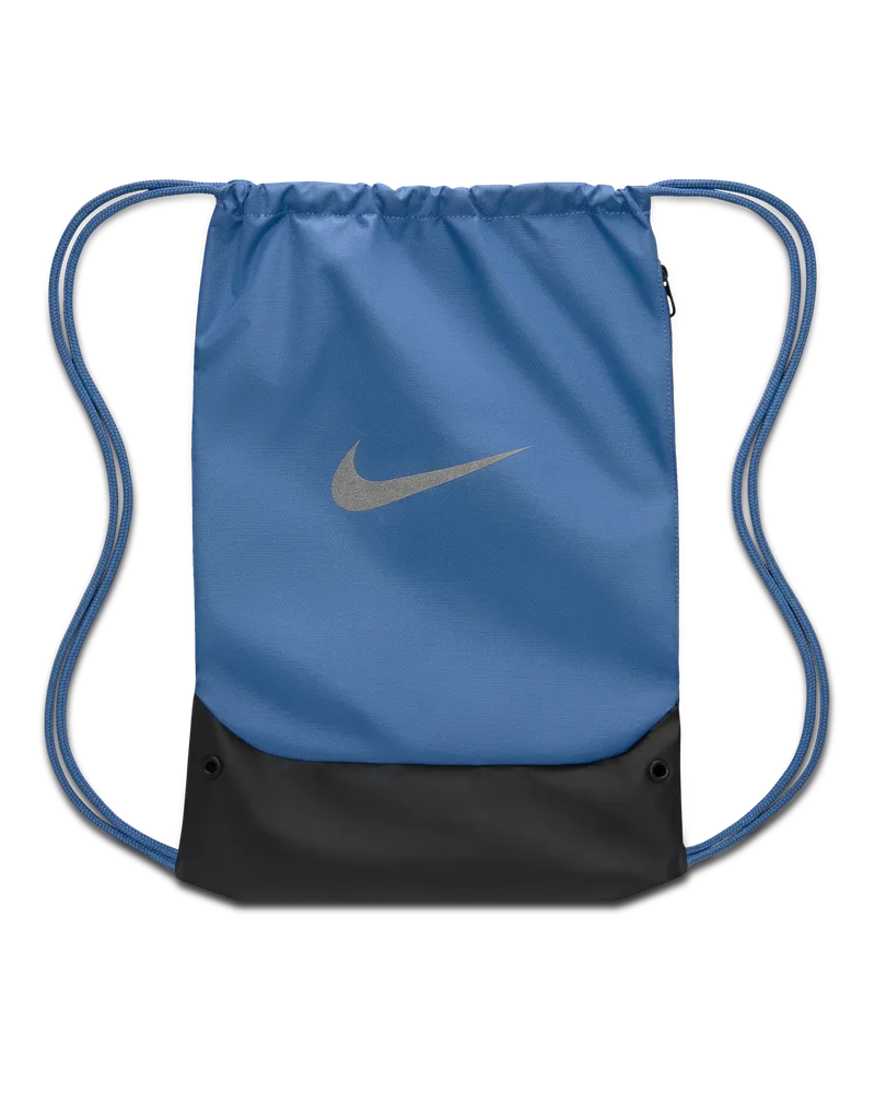 Nike Brasilia Tasche mit Kordelzug (18 l) - Blau Blau