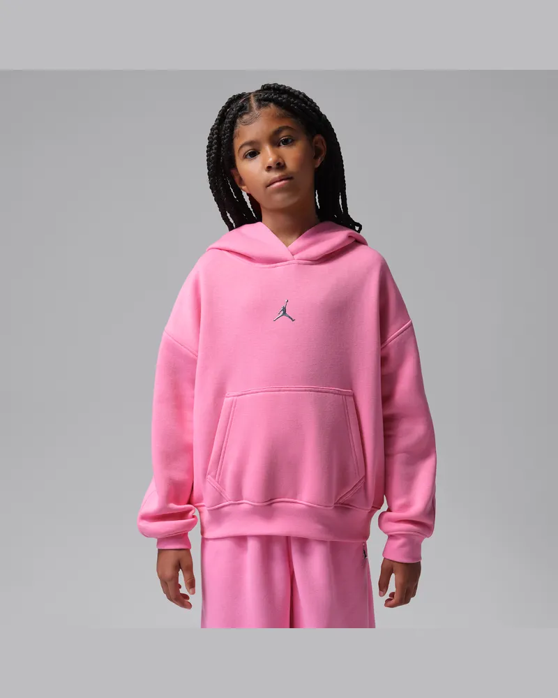 Jordan Brooklyn Fleece-Hoodie (ältere Kinder) - Pink Pink