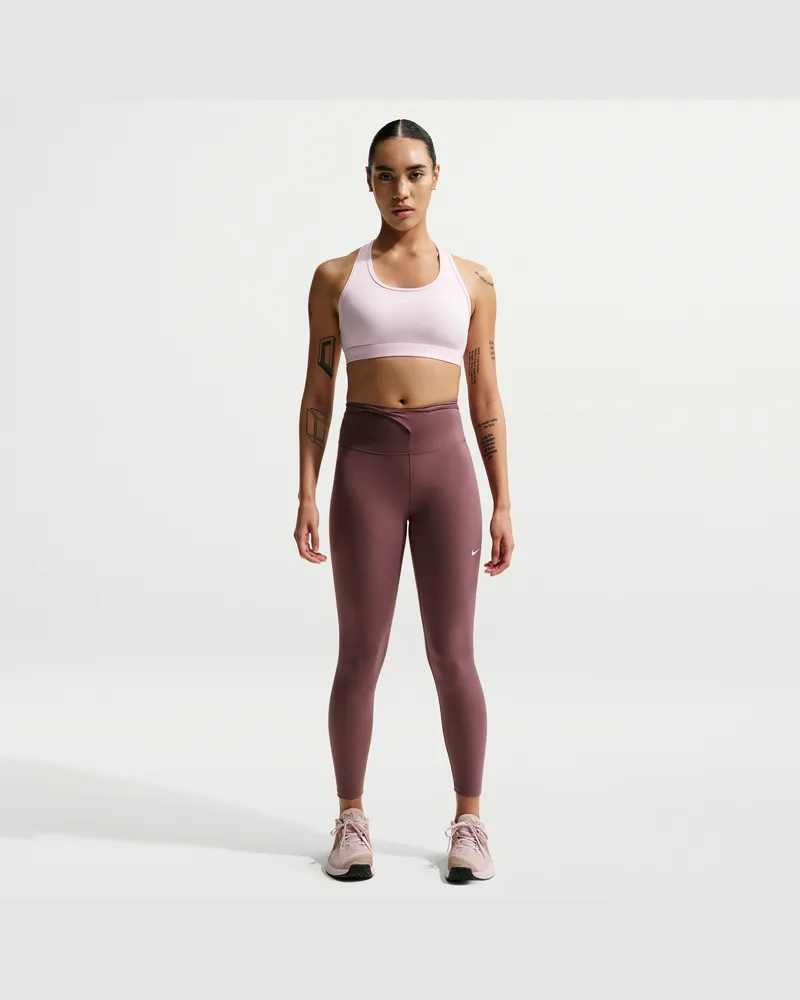 Nike One 7/8-Leggings mit hohem Bund (Damen) - Lila Lila