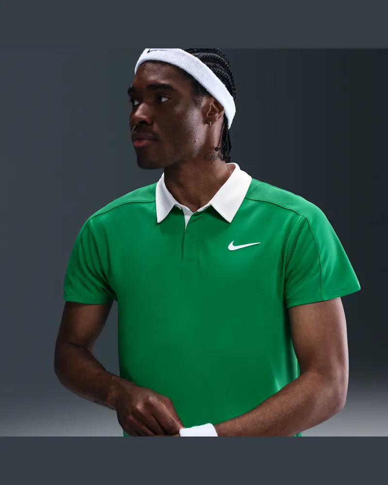 Nike Court Slam Dri-FIT ADV-Tennis-Poloshirt (Herren) - Grün Grün