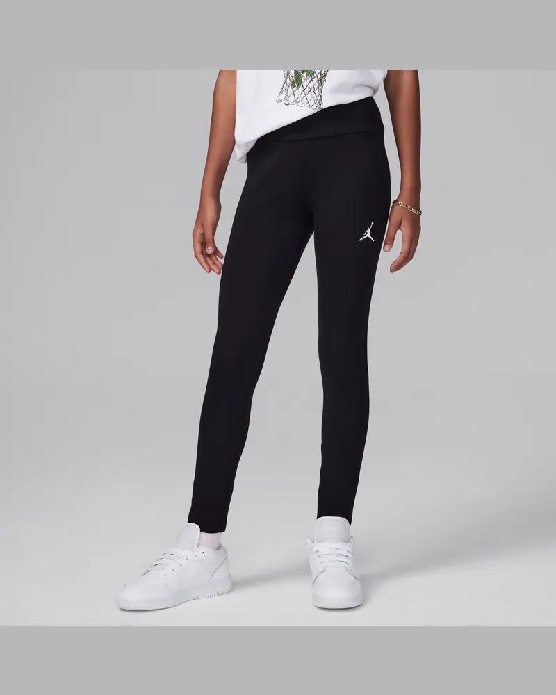 Jordan Dri-FIT Essentials Leggings (ältere Kinder) - Schwarz Schwarz