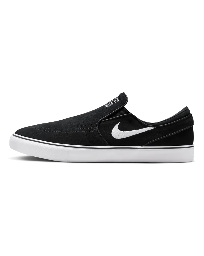 Nike SB Janoski+ Slip Skateboardschuh - Schwarz Schwarz