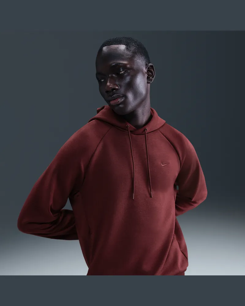 Nike Primary Fleece UV Performance Hoodie mit Dri-FIT-Technologie (Herren) - Rot Rot