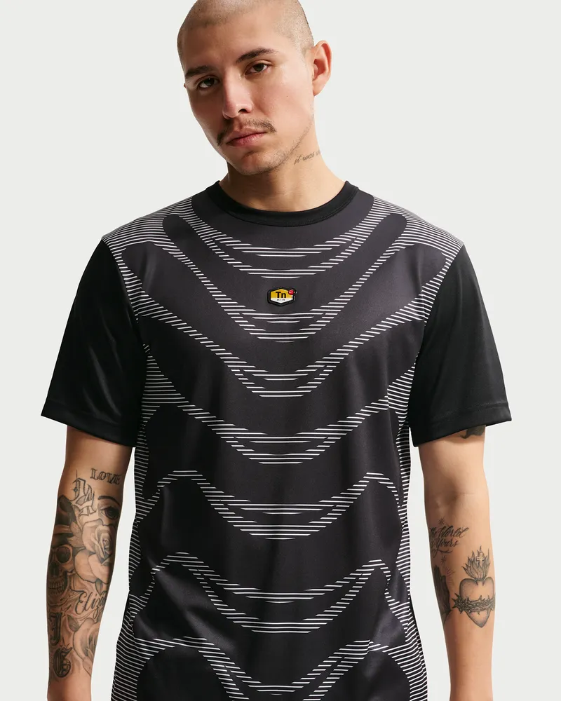 Nike Tuned Air Fußballtrikot (Herren) - Schwarz Schwarz