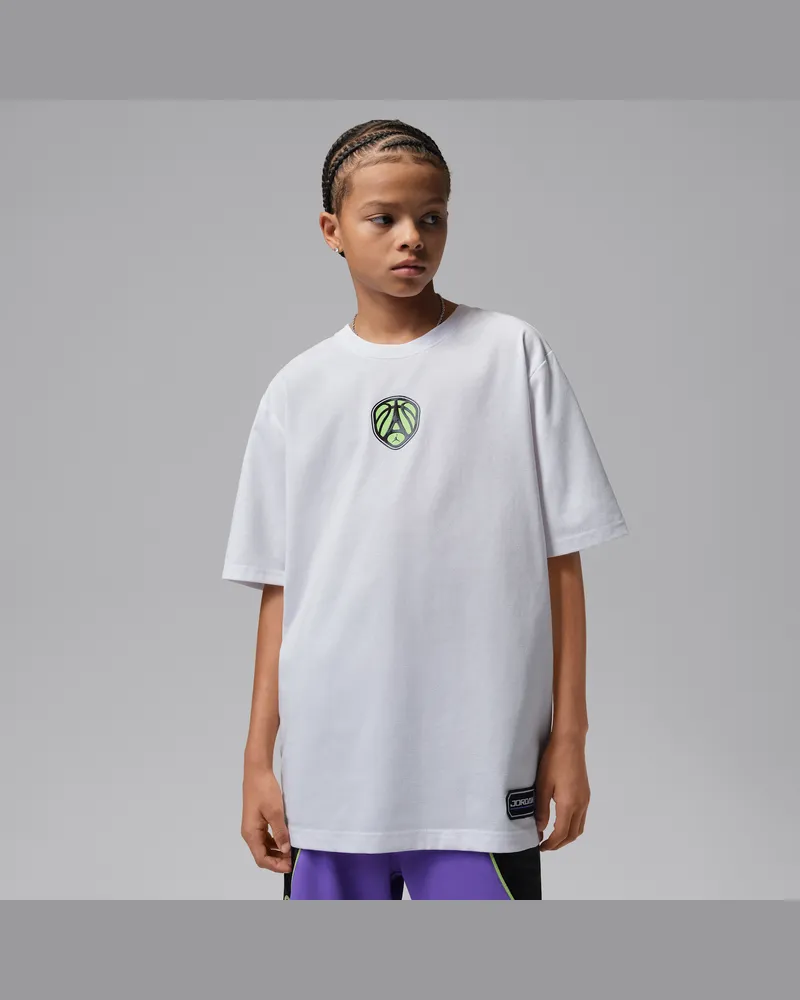 Jordan Quai 54 Dri-FIT Sport Statement-T-Shirt (ältere Kinder) - Weiß Weiß