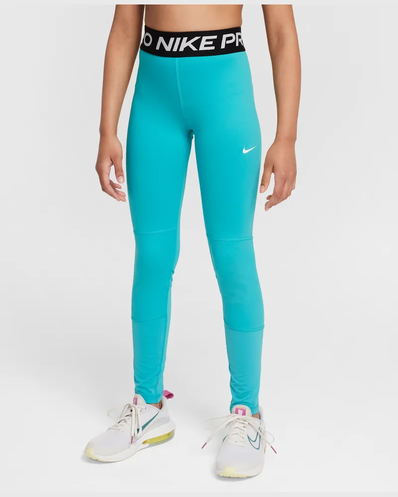 Nike Pro Dri-FIT Leggings für ältere Kinder (Mädchen) - Grün Grün