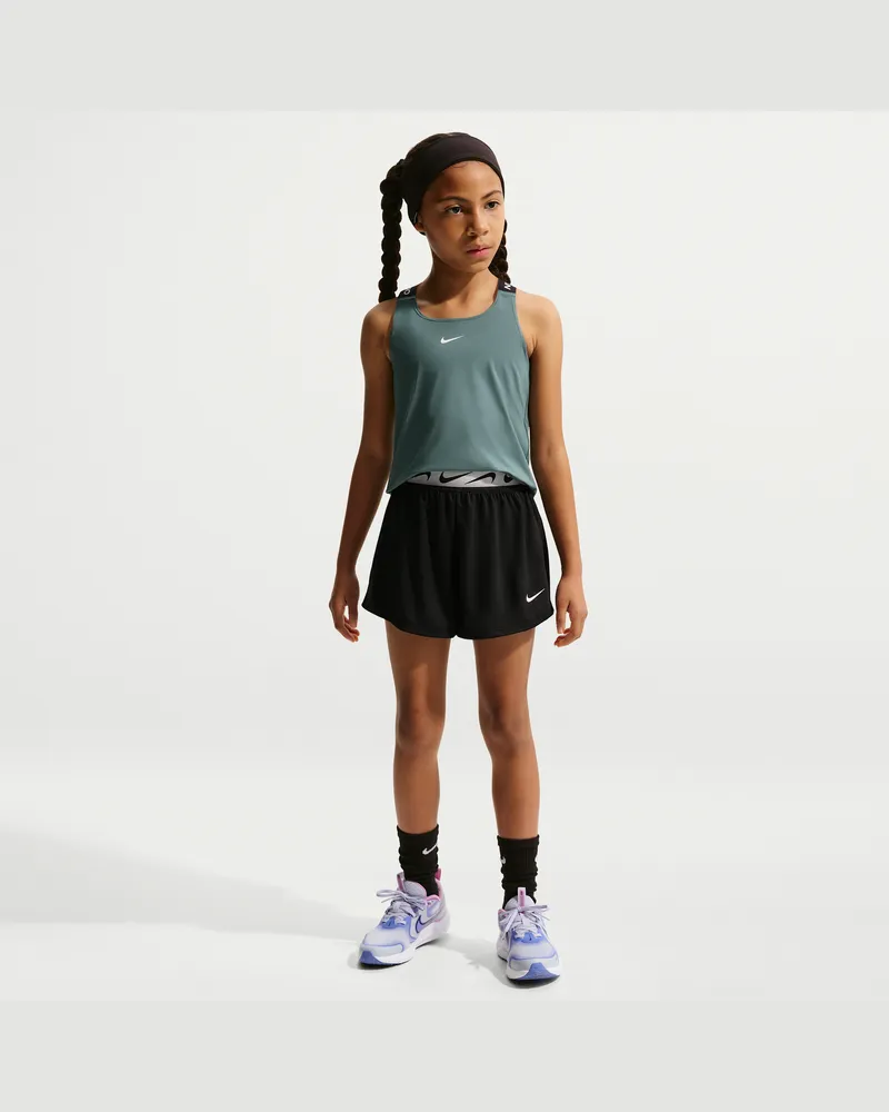 Nike Dash Dri-FIT Laufshorts (ältere Kinder, Mädchen) - Schwarz Schwarz