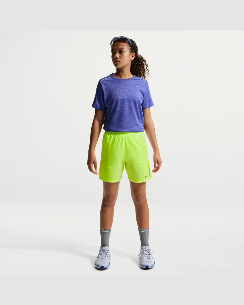 Nike Stride Dri-FIT Trainingsshorts (ältere Kinder) - Gelb Gelb