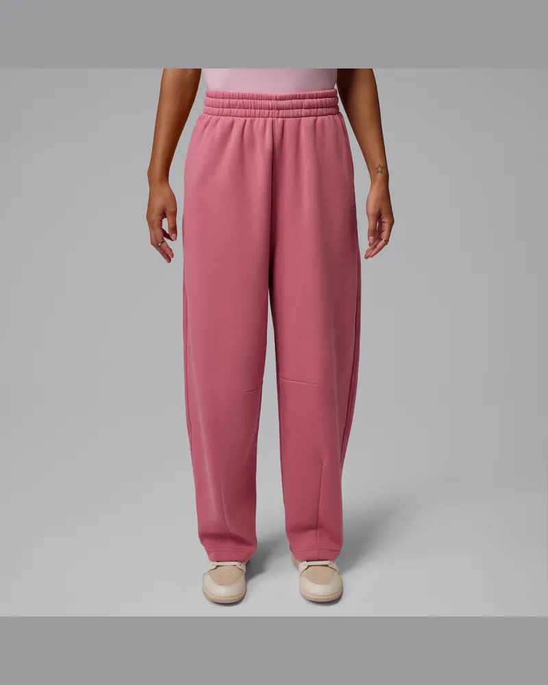 Jordan Brooklyn Damenhose mit weitem Bein - Pink Pink