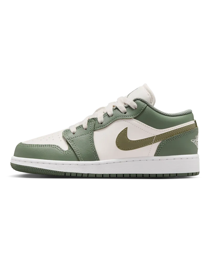 Jordan Air  1 Low Schuh für ältere Kinder - Grün Grün