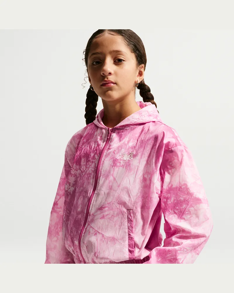 Nike Club Web-Trainingsjacke (Mädchen) - Lila Lila